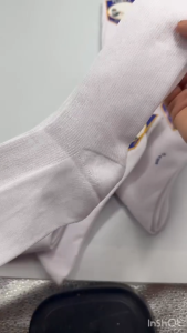 ถุงเท้านักเรียน ข้อยาว แพ็ค12คู่ สีขาวล้วนมี 3 ไซส์ 5-7 / 7-9 / Free size