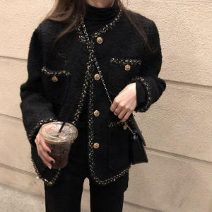 Elegant Loose Short Wool Jacket