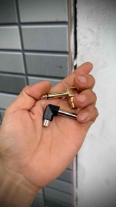 Đầu Nối 6 Ly Ra Av Hoa Sen Góc Vuông giá 1 chiếcjack chuyển đổi âm thanh chuyển đổi đầu jack hoa sen thành đầu jack 6ly vuông góc. JC