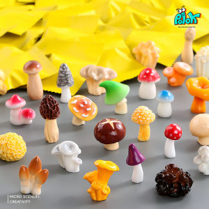 Mini Cute Mushroom Model Simulation Toy Compact Size Collectible Blind Bag Popular Internet Inspired Fungus Plaything Gift