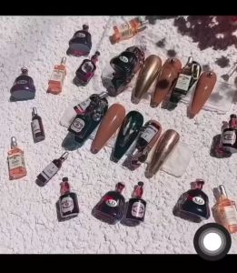 อะไหล่จิ๋วขวดเหล้าสําหรับติดเล็บ ตกแต่งเล็บ