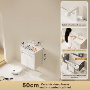 LANGXIANG | Narrow All-Aluminum Honeycomb Sink Cabinet 36cm