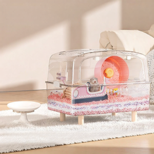 Bucatstate | Hamster Cage Transparent for Golden Hamster Luxury Villa Set