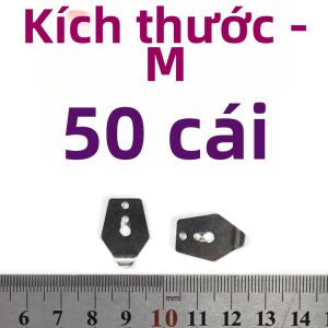 Bộ 50 Mồi Câu Jig Bằng Thép Không Gỉ Lưỡi Dao Rung Mồi Câu Rung Lắc Mồi Câu Kim Loại Tấm Kim Loại Dùng Cho Sông Hồ Biển