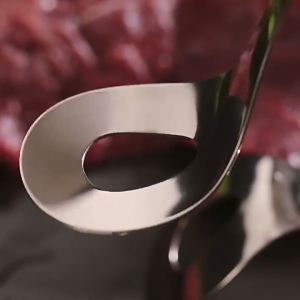 Sudu Pembuat Bebola Daging Ikan Keluli Tahan Karat Stainless Steel Fish Meat Ball Maker Spoon 不锈钢丸子勺