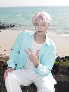 OUMULONG | Mint Green Sun-Resistant Mens Blouse