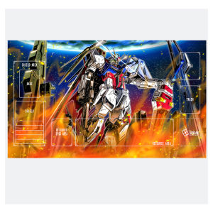 Bandai | Gundam Play Mat Kshatriya Design The Witch From Mercury Single Player TCG Non-Slip Mat Anime Kids Toy Gift