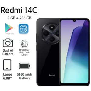 Redmi | 2026 new REDMI 14C Smartphone: Features a 5160mAh high-capacity battery a 120Hz display and a 50MP + 13MP dual-camera setup
