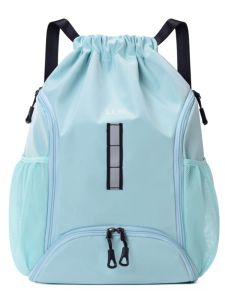 Backpack Large Capacity Drawstring Bag Mens and Womens Travel Cosmetics Bag Training Backpack Sports Bag Drawstring Basketball Bag