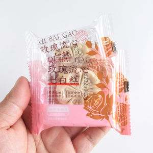 Rose Flavor Seven White Cake Sugar Free Soft Red Date Flowing Heart Snack Nutritious Breakfast Pastries Leisure Afternoon Tea