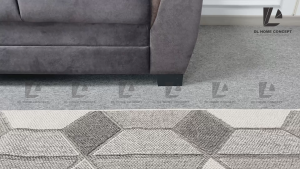 DL Home Concept May 1+2+3 Sofa Set (Soft Velvet Fabric)