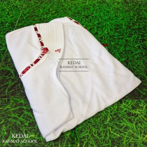 Kerudung Jilbab Rabbani Sekolah Pramuka Anak SD SMP SMA MI Madrasah Ibtidaiyah Instan Serut List Putih Merah Hijau Hitam Dongker