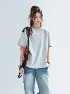 CHANT2nd | Women Short Sleeve T-Shirt 240G Airy Cotton Basic Top