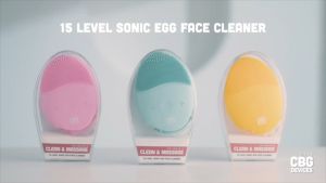 แบรนด์แท้✅ CBG Devices® | Sonic Egg 15L เครื่องล้างหน้าอัลตร้าโซนิค ปรับได้ 15 ระดับ ขนแปรงซิลิโคนพรีเมียม ดีไซน์หรู รับประกัน 1 ปี (15L)
