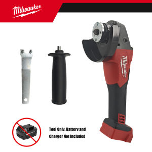 Milwaukee | Milwaukee Angle Grinder 125mm Brushless Polishing Cutting Machine No-Lock Paddle Switch Electric Cordless Power Tools