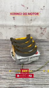 Birkens MBS-013 Kampas Rem Belakang Brake Shoe Mirage 12-On