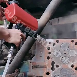 BERGARANSI JOUSTMAX Sand Blaster alat sandblasting pasir spray gun Gravity Pneumatic 90 PSI AS118 3