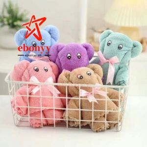 【Local Delivery】5PCS- Towel Bear Set Towel Bath towel Face towel Gift Absorbent Soft Towel set
