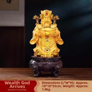 JUSHANYUAN | Wealth Attraction God Figurine Ornament