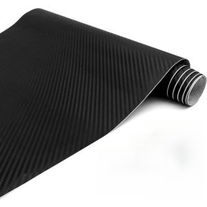 Car Carbon Fiber Tape High Strength Adhesive for Auto Interior/Exterior Decoration Scratch-Resistant Easy to Cut & Paste