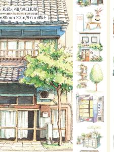 Băng Keo Trang Trí Nhà Cửa Hoạt Hình Dễ Thương Của Five Treasures Cultural Creative Băng Keo Dán Sổ Tay Băng Keo Dán Trang Trí Toàn Bộ Cuộn