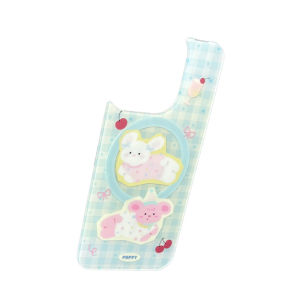 Magnetic Absorption Phone Case for Apple 16ProMax Cherry Polka Dot Design Girls Dream Brand Protection Cover Compatible with iPhone 15