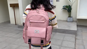 Fashion Waterproof 2 in 1 Large Capacity Women Backpack Multilayer Zipper