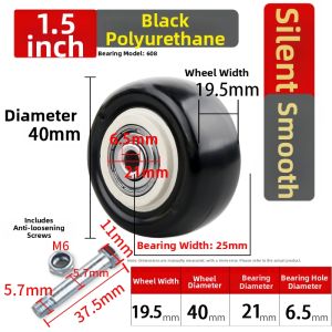 BAOZHILING | Heavy-duty Silent Caster Wheels