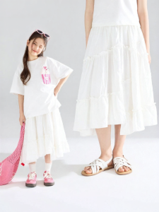 MUCMUKN | Asymmetrical Crinkled White Half Skirt