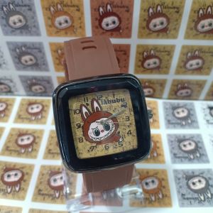 Jam Tangan Wanita Viral Fasion Labubu Persegi - Jam Tangan Segi Tali Karet - Jam Tangan Wanita Terbaru - Free Batrai Cadangan - Bisa Bayar Ditempat (COD)