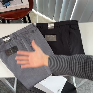 Quần âu nam cạp trượt polido chất liệu cotton co giãnthoải mái kiểu dáng lịch lãm slimfit tinh chỉnh phù hợp dễ phối