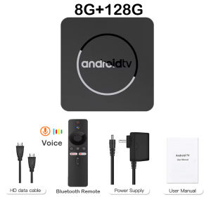 TV Box  Android 14 Smart Q10 8K Media Player Google Voice Assistant Allwinner H313 Storage Dual WiFi  Bluetooth 5.0 TV Box