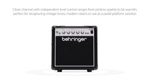 แอมป์กีตาร์ไฟฟ้า BEHRINGER รุ่นHA-10G แอมป์กีตาร์ 6 นิ้ว 10 วัตต์ 3-band EQ