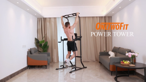 OneTwoFit Pull Up Multi Functional Adjustable Pull Up Bar for Home Gym Exercise