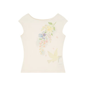 Printed Sleeveless Tunic Slim Fit Summer Casual Blouse