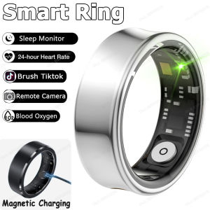 New Smart Ring Gesture Control TikTok Selfie Heart Rate Sleep Monitoring Smartring Men Women Multiple Sport Modes