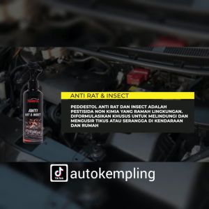 KEMASAN ISI ULANG REFILL PEDDESTOL ANTI RAT AND INSECT 500ML / CAIRAN PENGUSIR KELELAWAR KUCING TIKUS KECOA SERANGGA DI KAP MOBIL DAN DALAM RUMAH