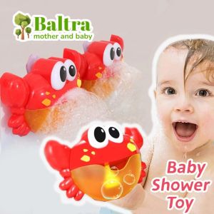 Baltra Baby Shower Toy Crab Bubble Dispenser Fun Bathing Baby Swimming Water Play Toy
