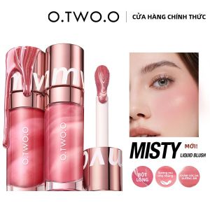 O.TWO.O Liquid Blush - Kem Má Hồng Dạng Lỏng Dưỡng Ẩm Lâu Trôi Tự Nhiên Lì Mịn Giàu Sắc Tố Kích Thước Đầy Đủ