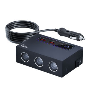 HELLOLEIBOO | 360W 3-Port Quick Charge Car Charger