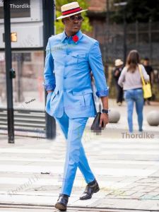 Bộ Vest Nam Thorndike Slim Fit - Áo Khoác Và Quần Kiểu Cổ Điển Dành Cho Trang Phục Chú Rể Đám Cưới - Polyester Acetate