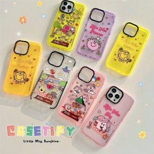 《KIKI》CASE.TIFY MR.MEN LITTLE MISS Air Cushion Protection Phone case for iphone 14 14plus 14pro 14promax 13 13pro 13promax Cute doodle Soft case 12 12promax 11 11promax Cartoon elegance style x xr xsmax 7+ 2023 New Design High quality Original version