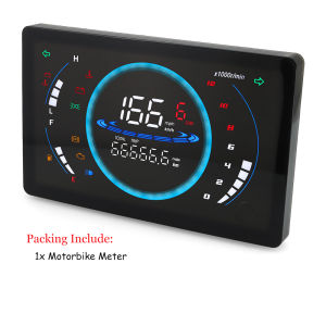 RYSJM | Adjustable ATV Meter Universal Digital Meter Motorcycle Speedometer Odometer RPM Dashboard With Sensor Temperature Gear 199km/h