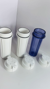 Bộ 3 cốc lọc 123 máy lọc nước RO 10 inch ren 13 cốc lọc 2 ron chống xì nước