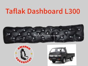 cover alas dasbor mobil taflak dashboard mobil Mitsubishi L300 motif variasi sofa kancing kristal