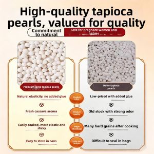 WENXIANGZAN | Additive Free Large Sago for Bubble Tea Shops