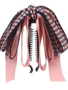 South Korea High Ponytail Fabric Large Bows Banana Clip Banana Clip Ponytail Clip Vertical Clip Vertical Clip Hair Accessories