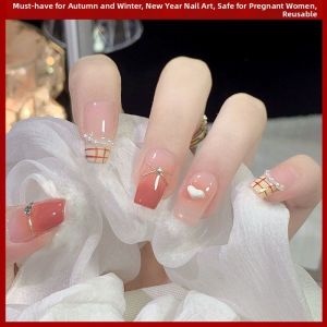 CHUBEISHI | Elegant White Enhancing False Nails for Girls