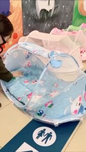 [FAST DELIVERY]5in1 Foldable Baby Nest Bed With Mosquito Net Kelambu Baby Tilam Bantal Pillow Mattress