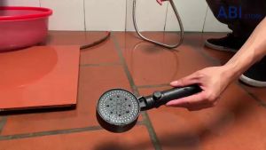 Bộ dây bát sen chỉnh 5 chế độ nước màu đen BT04 cao cấp vòi hoa sen có nút khóa nước